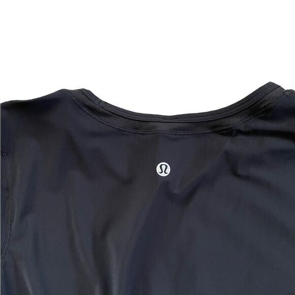 LULULEMON Black Back Cutout Shirt Size 4 - Picture 5 of 5